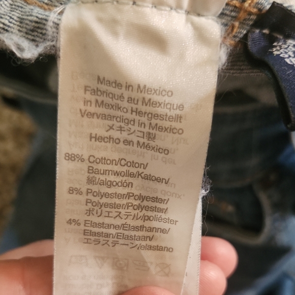 Madewell Curvy High Rise Skinny with Raw Hem, Size 33P - Picture 4 of 5